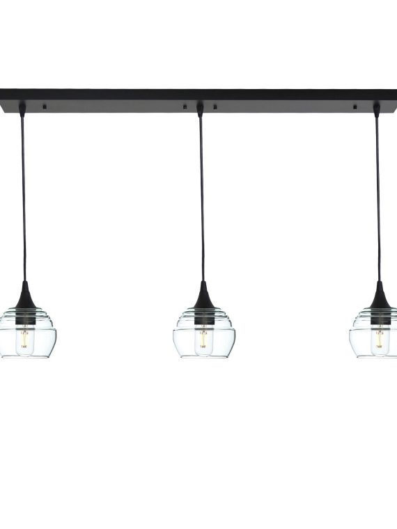 301 Lucent: 3 Pendant Linear Chandelier