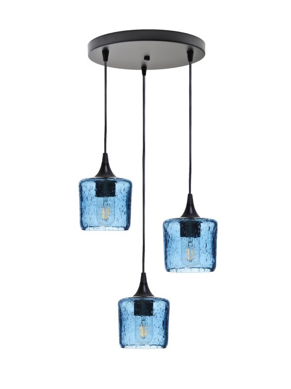 601 Lunar: 3 Pendant Cascade Chandelier