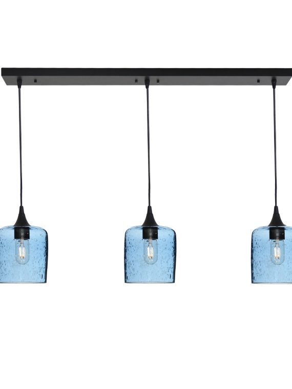 603 Lunar: 3 Pendant Linear Chandelier