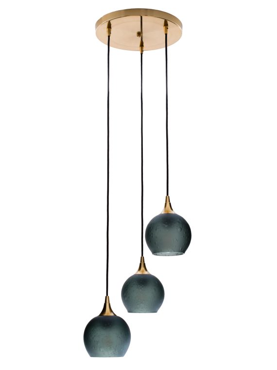 763 Celestial: 3 Pendant Cascade Chandelier