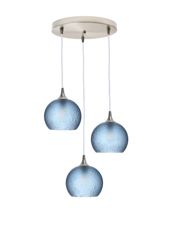 767 Celestial: 3 Pendant Cascade Chandelier