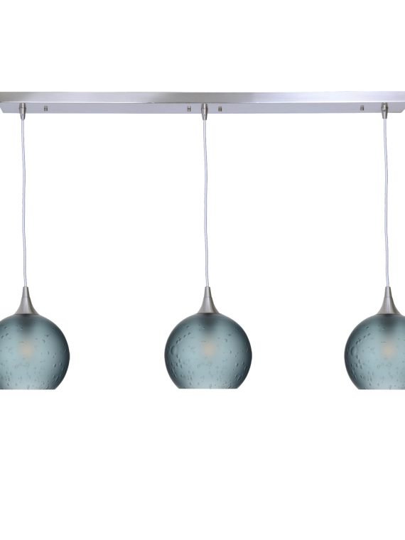 767 Celestial: 3 Pendant Linear Chandelier