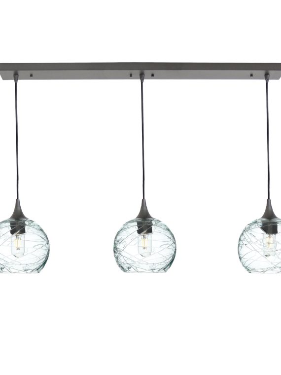 767 Spun: 3 Pendant Linear Chandelier