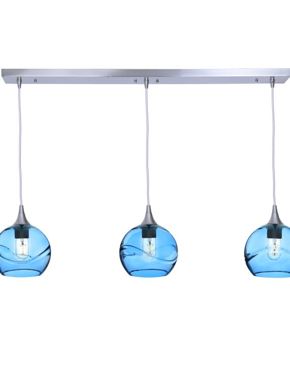 767 Swell: 3 Pendant Linear Chandelier
