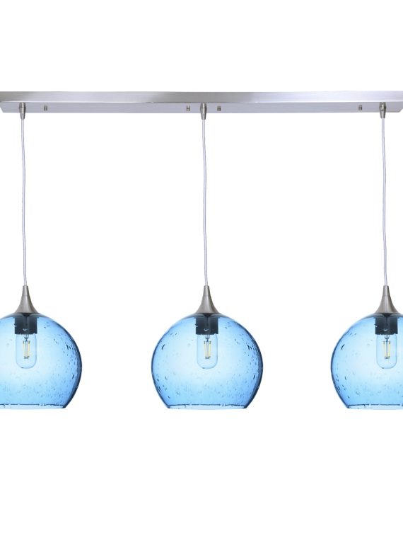 768 Lunar: 3 Pendant Linear Chandelier
