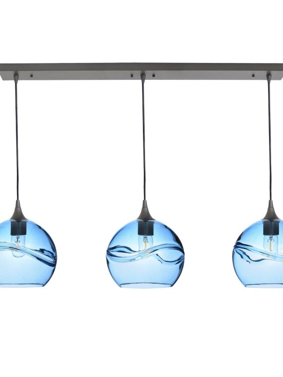 768 Swell: 3 Pendant Linear Chandelier