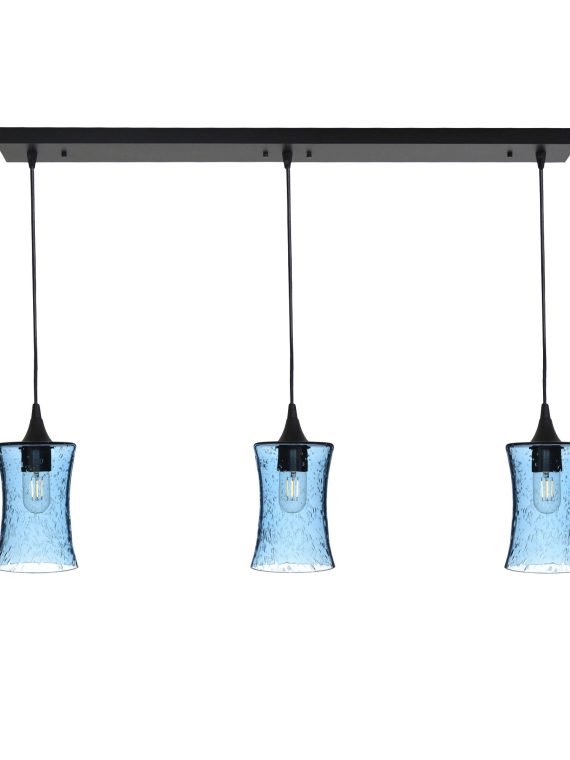 818 Lunar: 3 Pendant Linear Chandelier