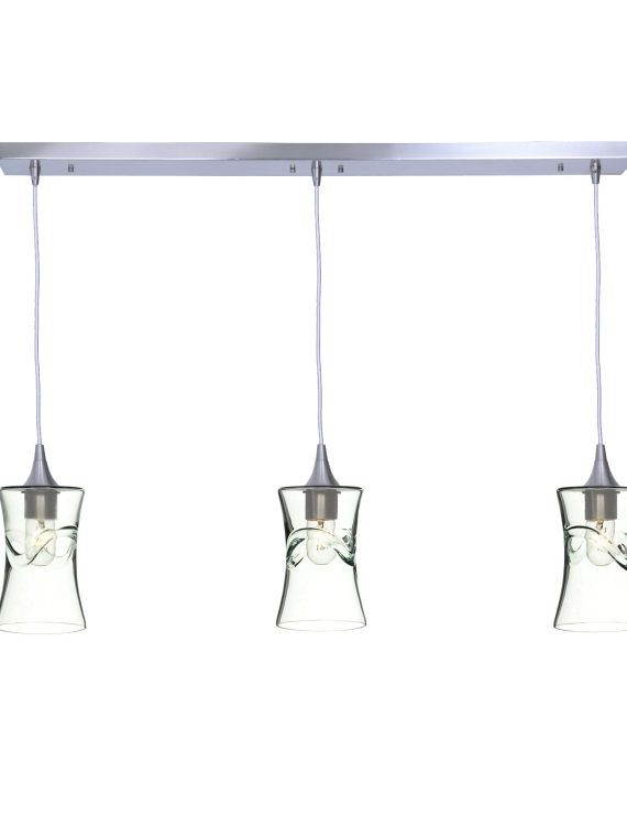 818 Swell: 3 Pendant Linear Chandelier
