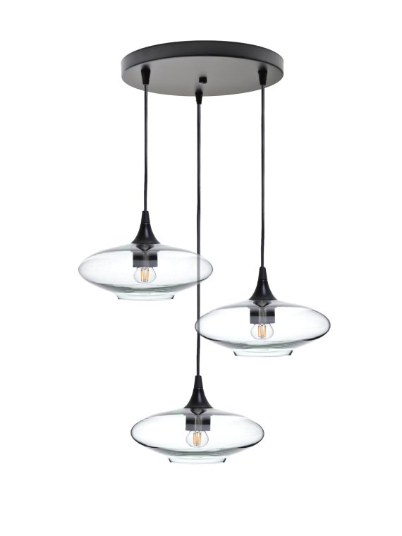 951 Lucent: 3 Pendant Cascade Chandelier