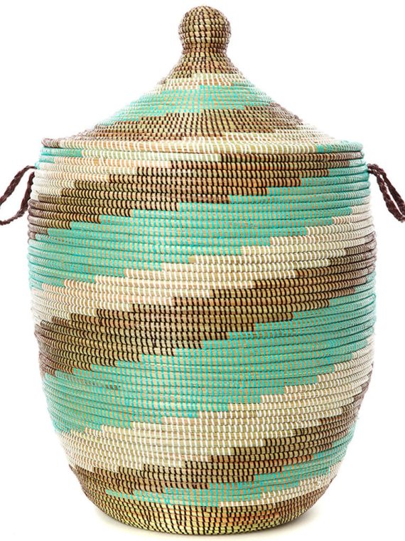Sahel Sky Spiral Extra Large Traditional Laundry Hamper Storage Basket